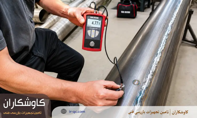 استفاده از ضخامت سنج